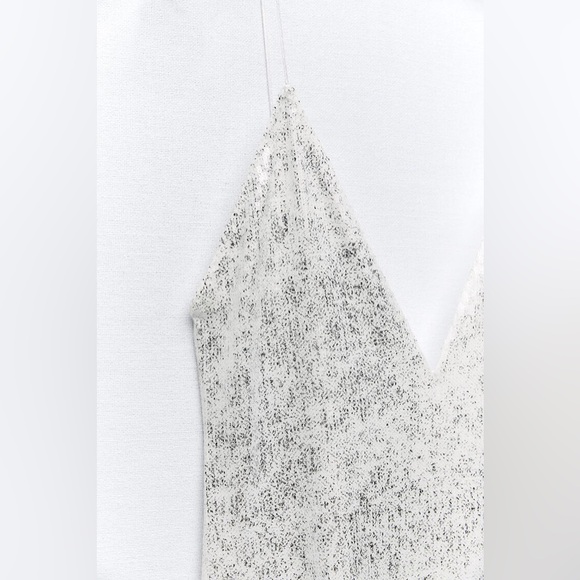 ZARA ~ SEQUINED MIDI DRESS - Picture 10 of 13